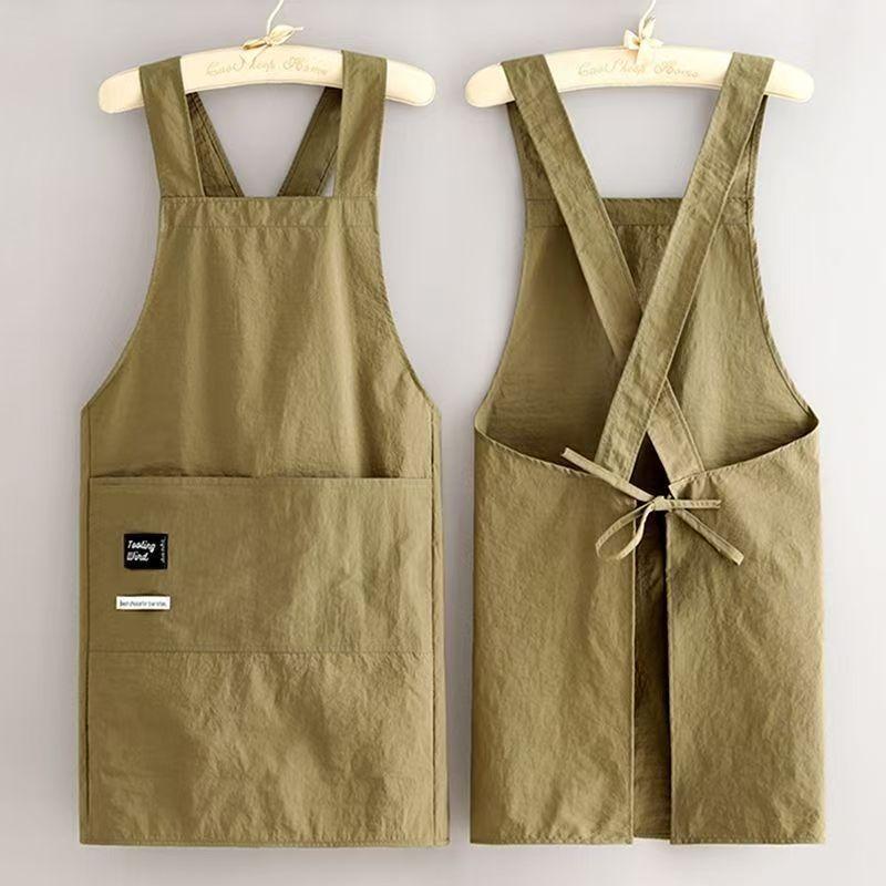 Home Cooking Restaurants - 新製品-料理用キッチンエプロン 通気性 耐摩耗性 大人用ウエストエプロン 防汚性 ソフト