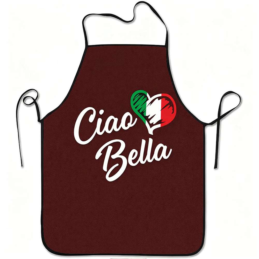 1ピースの豊かなイタリアンテーマのエプロン、イタリア語の「C - Home Cooking In Italian のレビューと価格