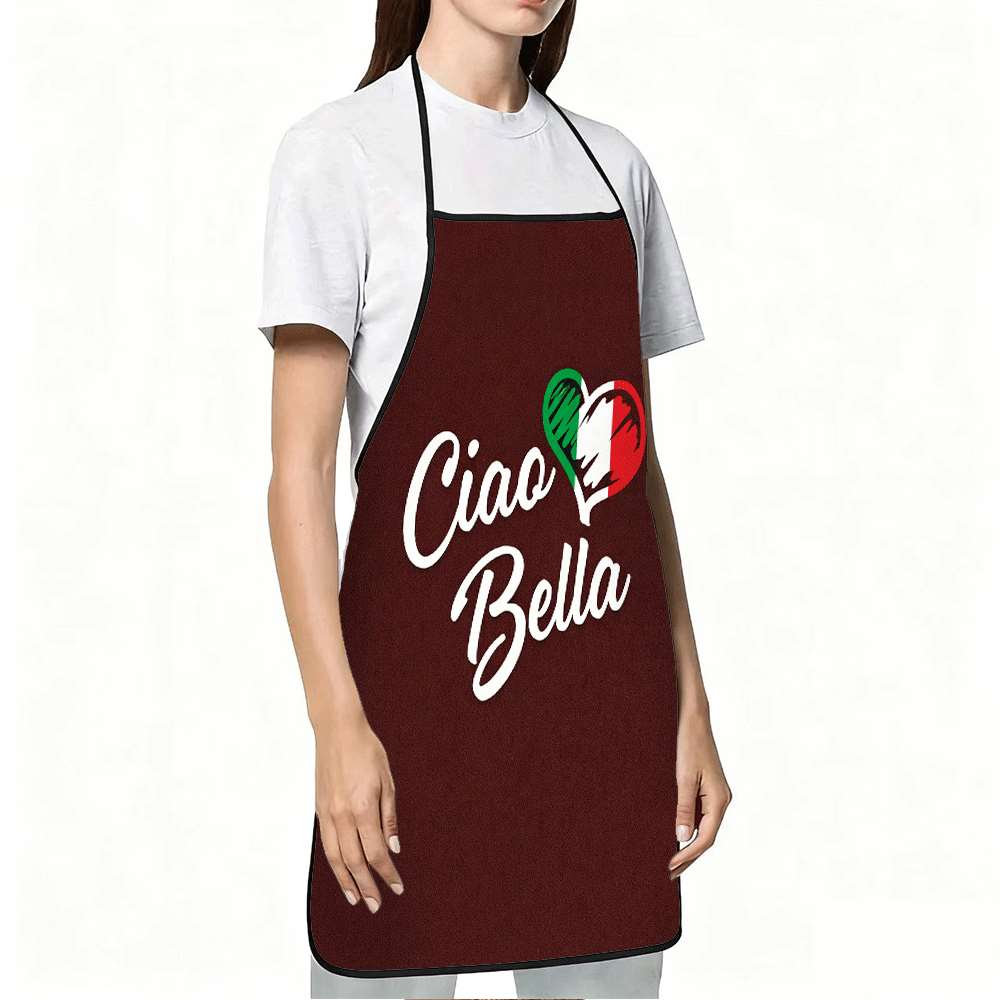 1ピースの豊かなイタリアンテーマのエプロン、イタリア語の「C - Home Cooking In Italian のレビューと価格