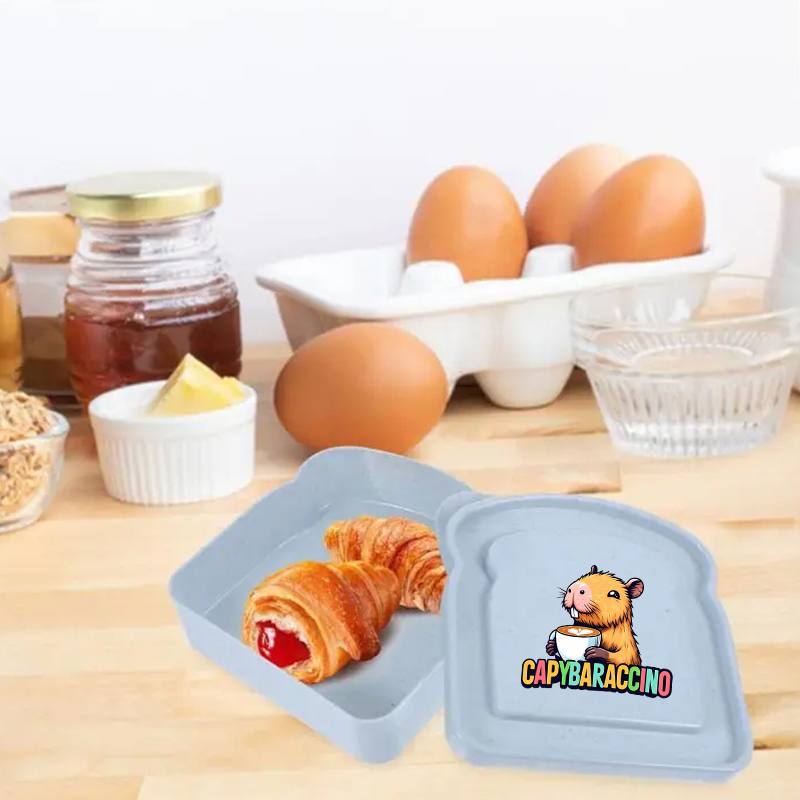 カピバラサンドイッチ食品保存ケースコンテナサラダフルーツスナ - Home Cooking Food のレビューと価格