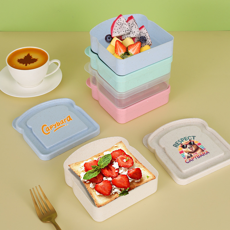 カピバラサンドイッチ食品保存ケースコンテナサラダフルーツスナ - Home Cooking Food のレビューと価格