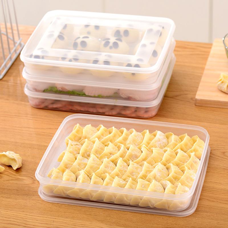 透明なキッチン収納ボックス 冷蔵庫オーガナイザー 食品グレー - Home Cooking Food のレビューと価格