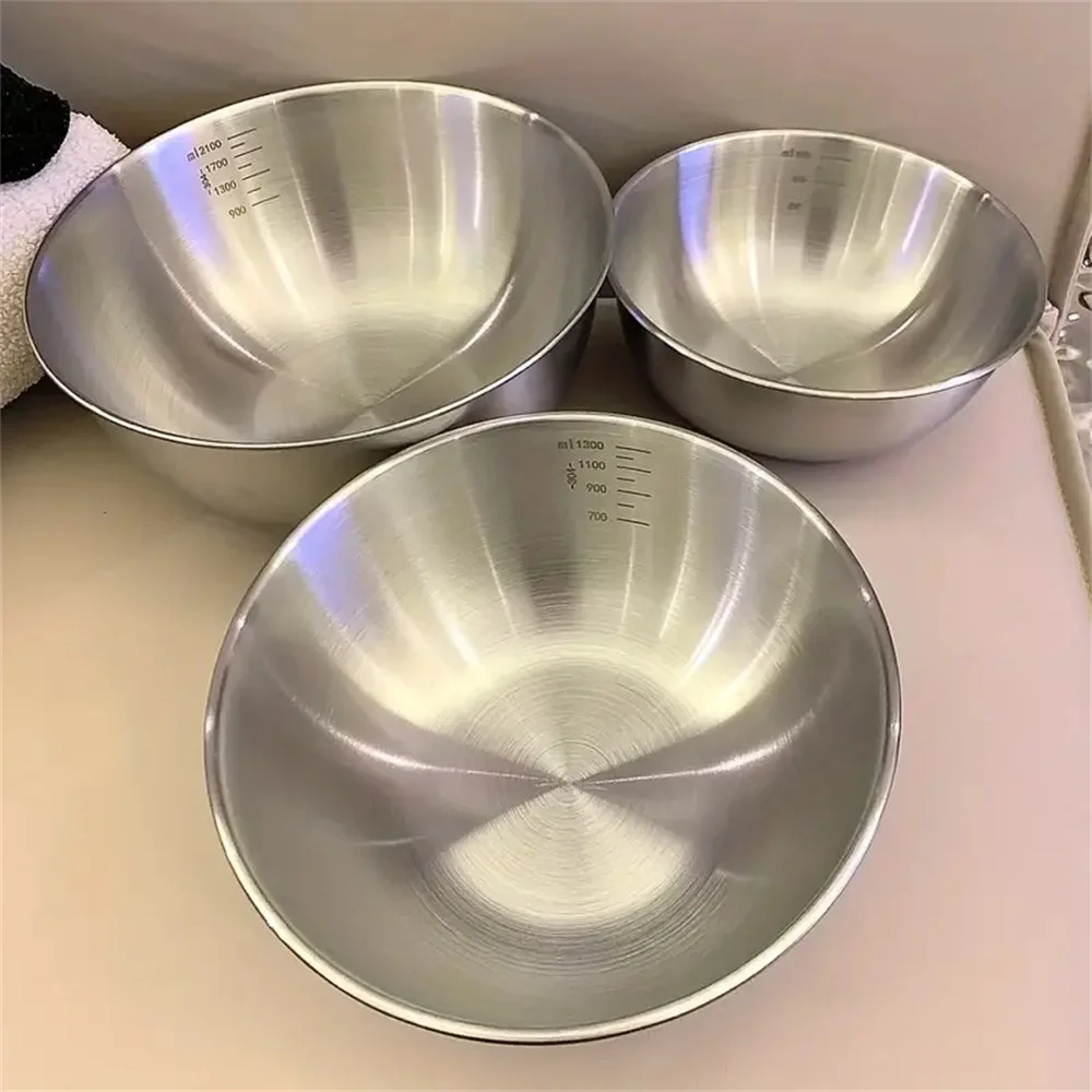 1-3個のステンレス製ボウルセット、目盛り付き、調理・ベーキ - Home Cooking Food のレビューと価格