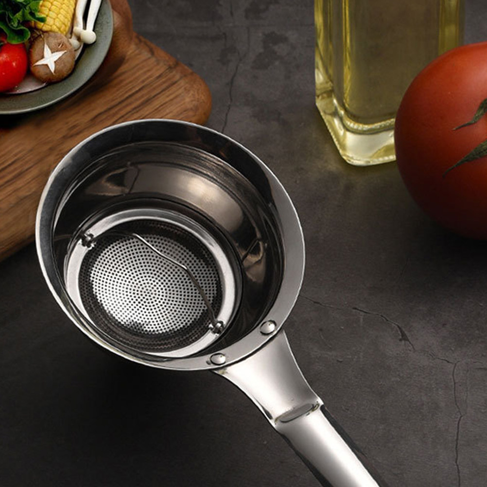 ステンレス製オイルフィルタースプーン 1個。長柄で、オイルを - Home Cooking Restaurants のレビューと価格