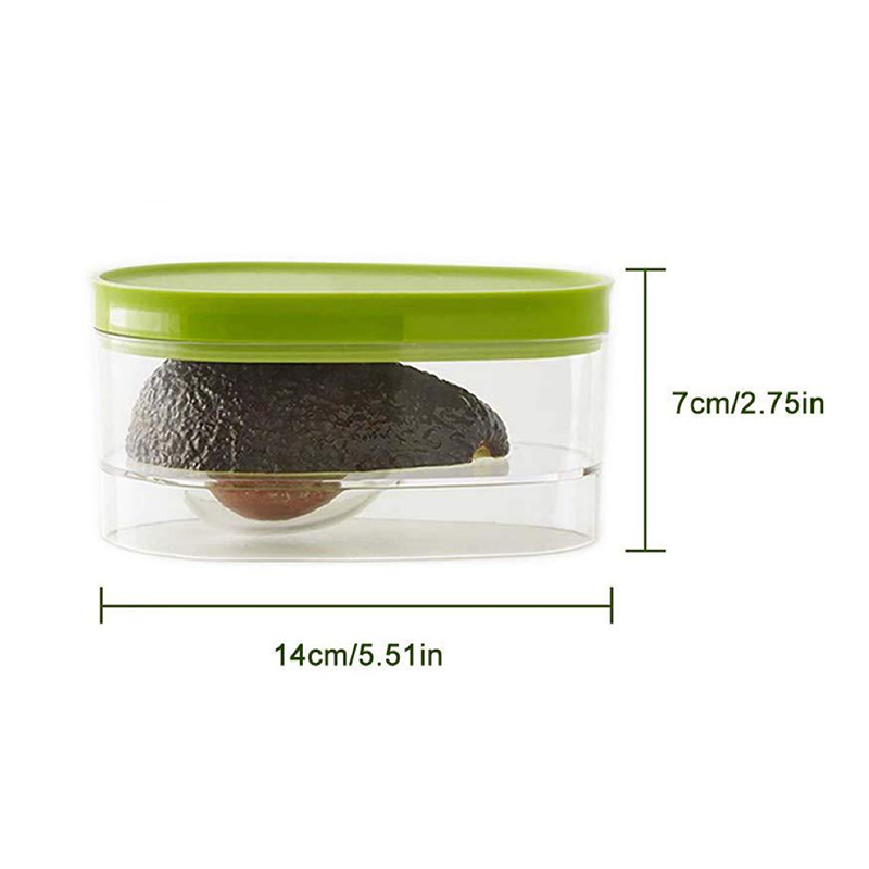 アボカド食品保存ボックス省スペースプラスチックフルーツコンテ - Home Cooking Food のレビューと価格