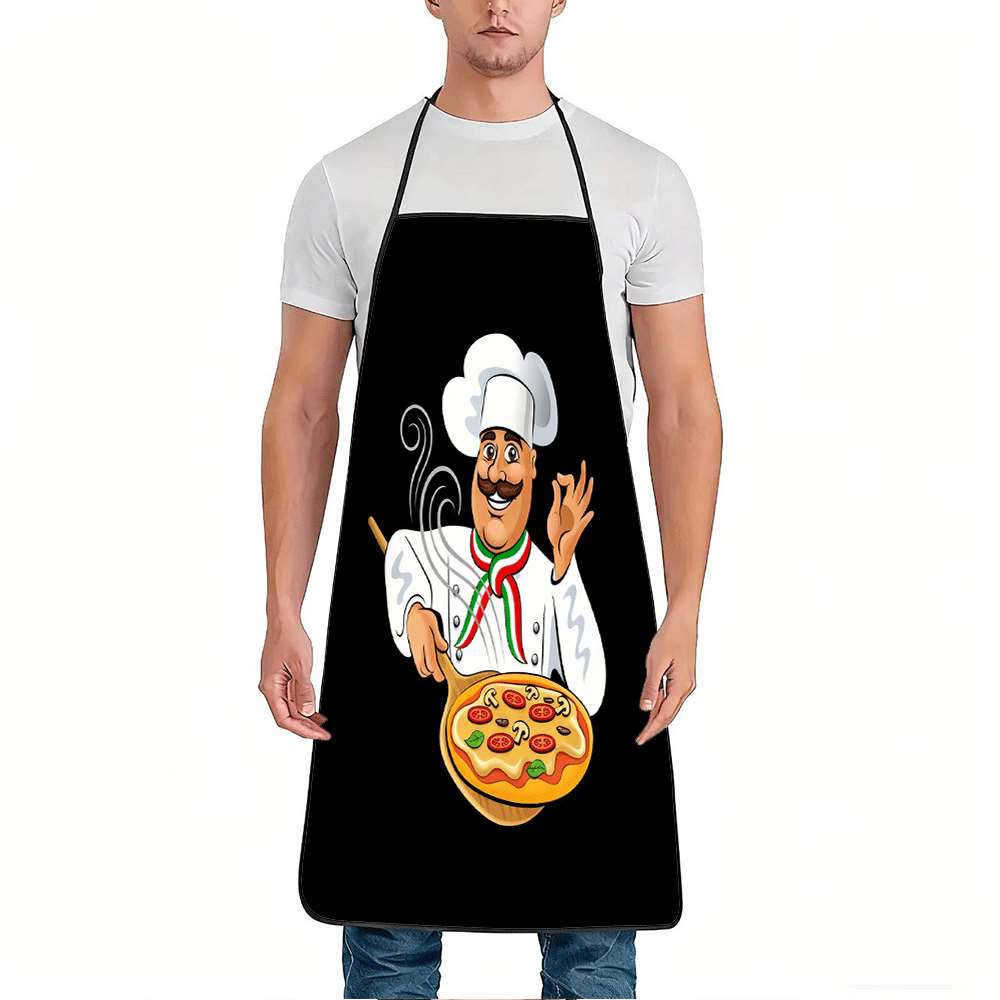 1枚の楽しいで創造的なシェフをテーマにしたエプロン、イタリア - Home Cooking In Italian のレビューと価格