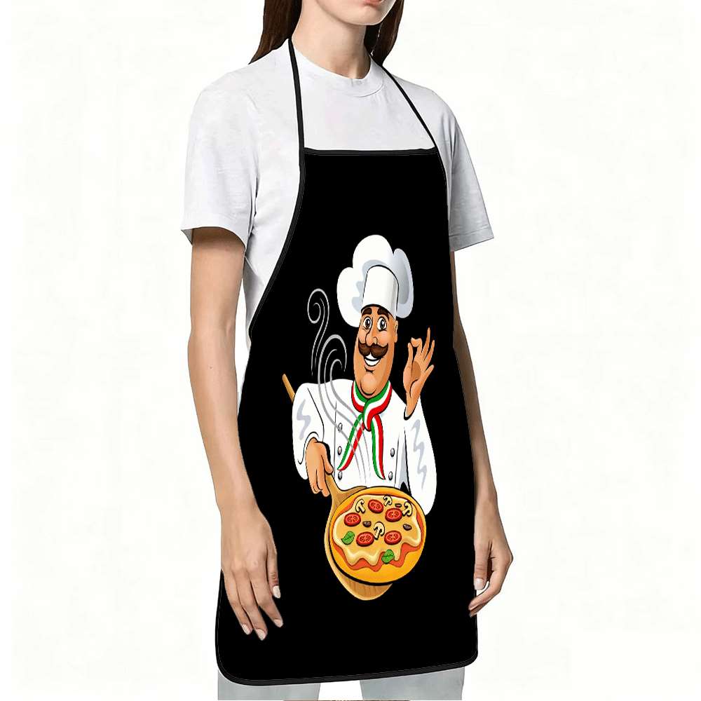 1枚の楽しいで創造的なシェフをテーマにしたエプロン、イタリア - Home Cooking In Italian のレビューと価格