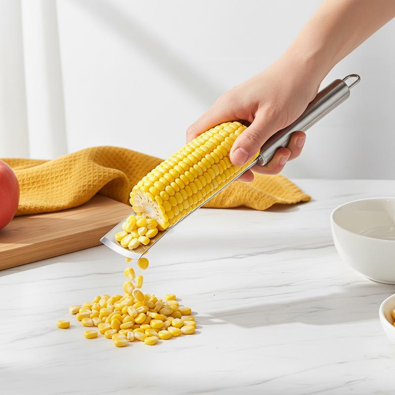 ステンレス製のトウモロコシ皮むき器、鋭利な刃、再利用可能なキ - Home Cooking Restaurants のレビューと価格